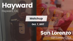 Matchup: Hayward vs. San Lorenzo  2017