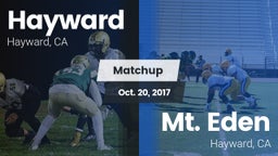 Matchup: Hayward vs. Mt. Eden  2017
