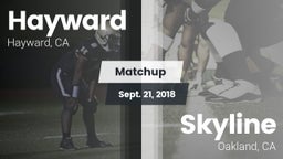 Matchup: Hayward vs. Skyline  2018