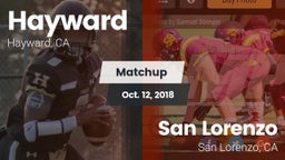 Matchup: Hayward vs. San Lorenzo  2018