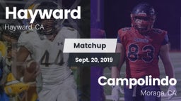 Matchup: Hayward vs. Campolindo  2019