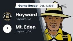 Recap: Hayward  vs. Mt. Eden  2021
