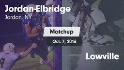 Matchup: Jordan-Elbridge vs. Lowville 2015