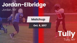 Matchup: Jordan-Elbridge vs. Tully   2016