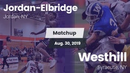 Matchup: Jordan-Elbridge vs. Westhill  2019