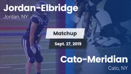 Matchup: Jordan-Elbridge vs. Cato-Meridian  2019