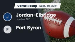 Recap: Jordan-Elbridge  vs. Port Byron 2021