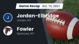 Recap: Jordan-Elbridge  vs. Fowler  2021