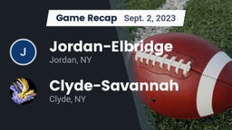 Recap: Jordan-Elbridge  vs. Clyde-Savannah  2023