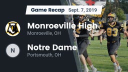 Recap: Monroeville High vs. Notre Dame  2019