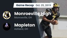 Recap: Monroeville High vs. Mapleton  2019
