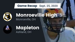 Recap: Monroeville High vs. Mapleton  2020