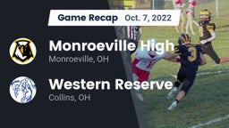 Recap: Monroeville High vs. Western Reserve  2022