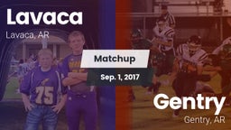 Matchup: Lavaca vs. Gentry  2017