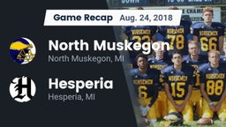 Recap: North Muskegon  vs. Hesperia  2018