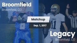 Matchup: Broomfield vs. Legacy   2017