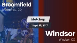 Matchup: Broomfield vs. Windsor  2017
