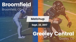 Matchup: Broomfield vs. Greeley Central  2017