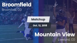 Matchup: Broomfield vs. Mountain View  2018