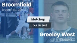 Matchup: Broomfield vs. Greeley West  2018