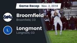 Recap: Broomfield  vs. Longmont  2018