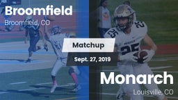 Matchup: Broomfield vs. Monarch  2019