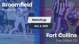 Matchup: Broomfield vs. Fort Collins  2019