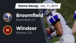 Recap: Broomfield  vs. Windsor  2019