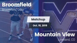 Matchup: Broomfield vs. Mountain View  2019