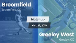 Matchup: Broomfield vs. Greeley West  2019