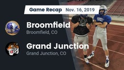 Recap: Broomfield  vs. Grand Junction  2019