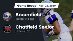 Recap: Broomfield  vs. Chatfield Senior  2019