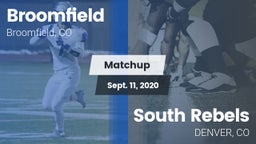 Matchup: Broomfield vs. South Rebels 2020