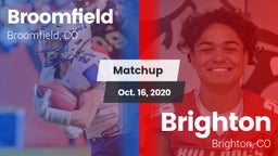 Matchup: Broomfield vs. Brighton  2020