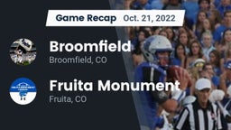 Recap: Broomfield  vs. Fruita Monument  2022