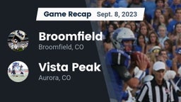 Recap: Broomfield  vs. Vista Peak  2023