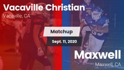 Matchup: Vacaville Christian vs. Maxwell  2020