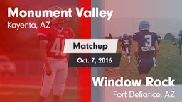 Matchup: Monument Valley vs. Window Rock  2016