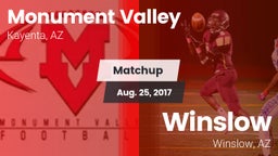 Matchup: Monument Valley vs. Winslow  2017