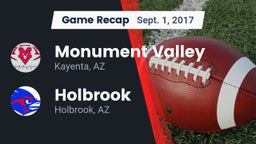 Recap: Monument Valley  vs. Holbrook  2017