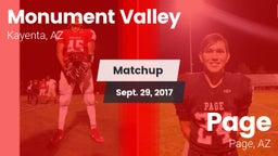 Matchup: Monument Valley vs. Page  2017