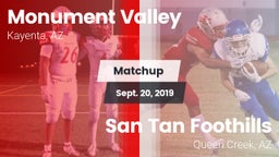 Matchup: Monument Valley vs. San Tan Foothills  2019
