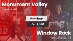 Matchup: Monument Valley vs. Window Rock  2019