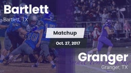 Matchup: Bartlett vs. Granger  2017