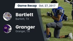 Recap: Bartlett  vs. Granger  2017