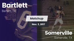Matchup: Bartlett vs. Somerville  2017