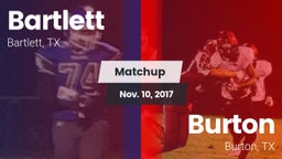 Matchup: Bartlett vs. Burton  2017