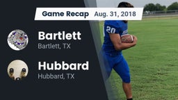 Recap: Bartlett  vs. Hubbard  2018