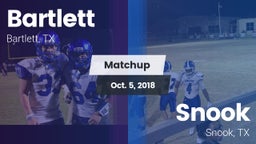 Matchup: Bartlett vs. Snook  2018