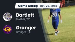 Recap: Bartlett  vs. Granger  2018